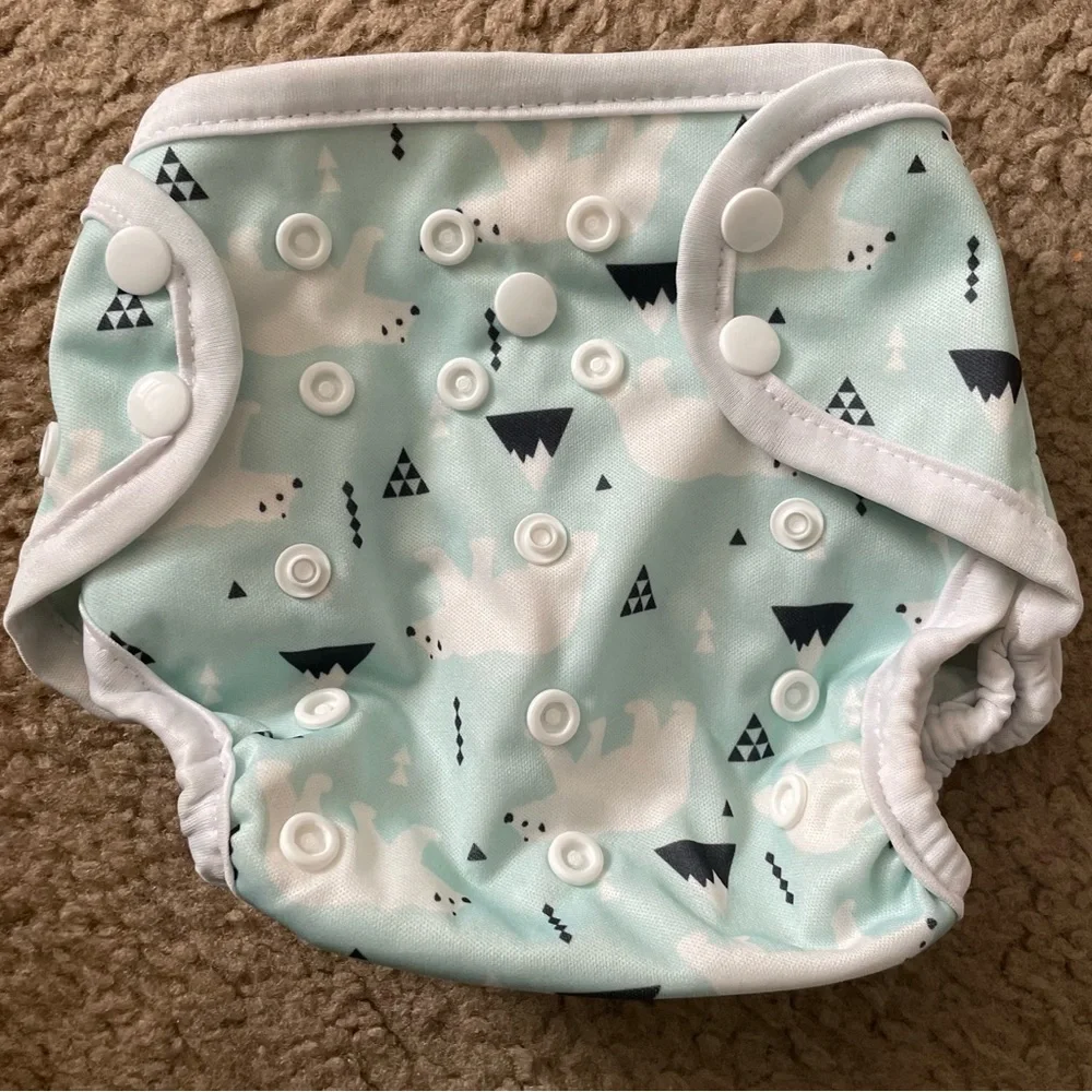 5 Cloth Diaper Shells and 100% Cotton Liners